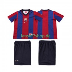 FC Barcelona fußball trikot 1998 Kinder Heim Retro 1999 Kurzarm