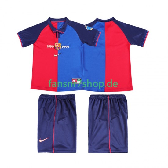 FC Barcelona fußball trikot 2000 Kinder Heim Retro 1999 Kurzarm