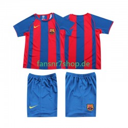 FC Barcelona fußball trikot 2005 Kinder Heim Retro 2004 Kurzarm