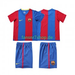 FC Barcelona fußball trikot 2007 Kinder Heim Retro 2006 Kurzarm