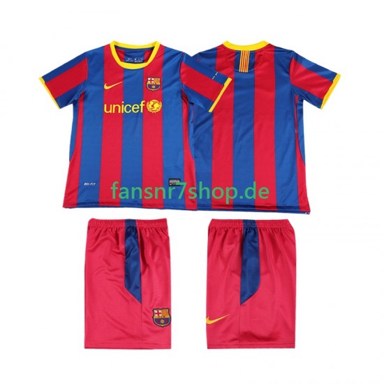 FC Barcelona fußball trikot Kinder Heim Retro 2011 2010 Kurzarm