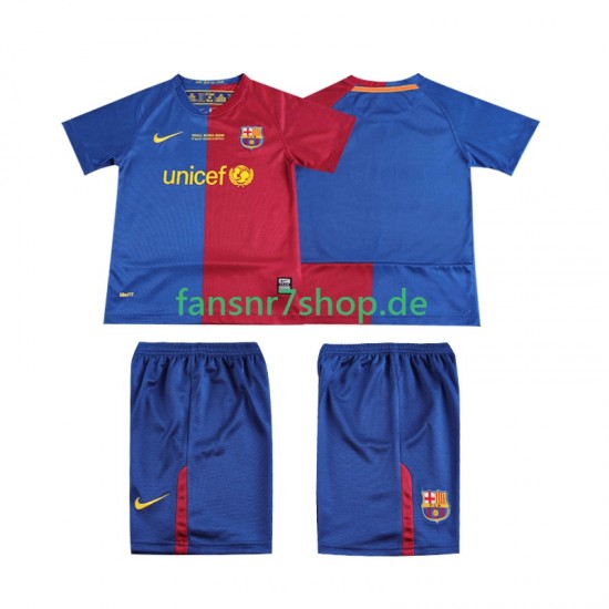 FC Barcelona fußball trikot Champions League 2009 Kinder Heim Retro 2008 Kurzarm