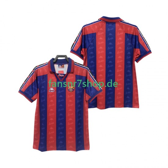 FC Barcelona fußball trikot 1996 1997 Herren Heim Retro Kurzarm