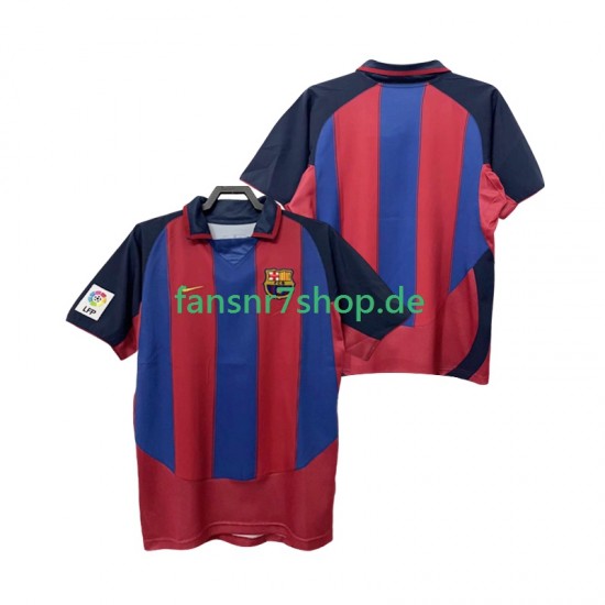FC Barcelona fußball trikot 2003 Herren Heim Retro 2004 Kurzarm