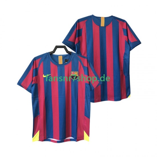 FC Barcelona fußball trikot 2005 Herren Heim Retro 2006 Kurzarm