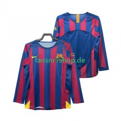 FC Barcelona fußball trikot Champions League 2005 Herren Heim Retro 2006 Langarm