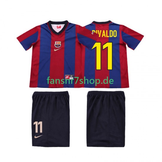 FC Barcelona fußball trikot Ronaldo 11 1998 Kinder Heim Retro 1999 Kurzarm