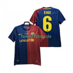 FC Barcelona fußball trikot XAVI 6 Champions League 2009 Herren Heim Retro 2008 Kurzarm