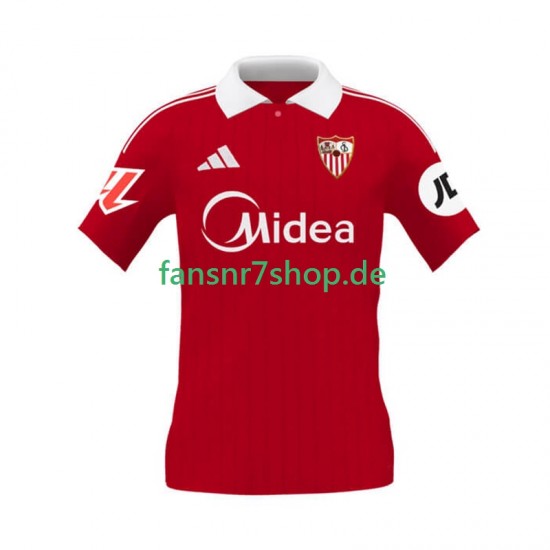 FC Sevilla fußball trikot Herren Auswärts 2025-2026 Kurzarm