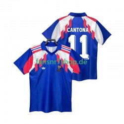 Frankreich fußball trikot CANTONA 11 Herren Heim Retro 1990 Kurzarm Frankreich fußball trikot CANTONA 11 Herren Heim Retro 1990 Kurzarm
