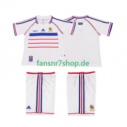 Frankreich fußball trikot 1998 Kinder Auswärts Retro Kurzarm Frankreich fußball trikot 1998 Kinder Auswärts Retro Kurzarm