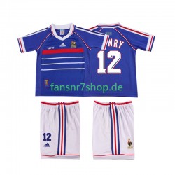 Frankreich fußball trikot Henry 12 1998 Kinder Heim Retro Kurzarm Frankreich fußball trikot Henry 12 1998 Kinder Heim Retro Kurzarm