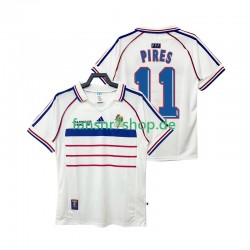 Frankreich fußball trikot PIRES 11 1998 Herren Auswärts Retro Kurzarm Frankreich fußball trikot PIRES 11 1998 Herren Auswärts Retro Kurzarm