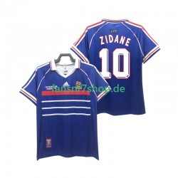 Frankreich fußball trikot ZIDANE 10 1998 Herren Heim Retro Kurzarm Frankreich fußball trikot ZIDANE 10 1998 Herren Heim Retro Kurzarm