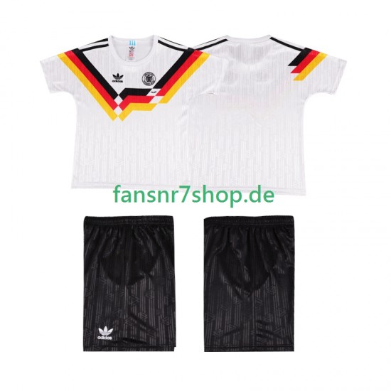 Deutschland fußball trikot Kinder Heim Retro 1990 Kurzarm