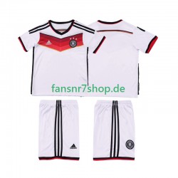 Deutschland fußball trikot 2014 Kinder Heim Retro Kurzarm