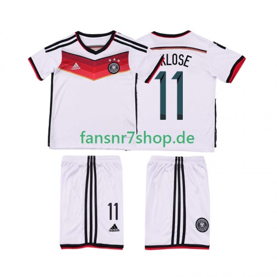 Deutschland fußball trikot KLOSE 11 2014 Kinder Heim Retro Kurzarm