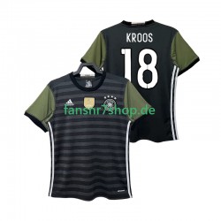 Deutschland fußball trikot KROOS 18 2016 Herren Auswärts Retro Kurzarm
