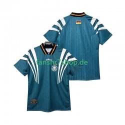 Deutschland fußball trikot 1996 Herren Auswärts Retro Kurzarm