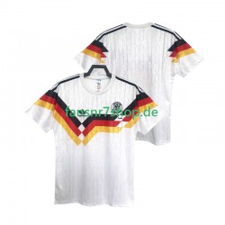Deutschland fußball trikot Herren Heim Retro 1990 Kurzarm