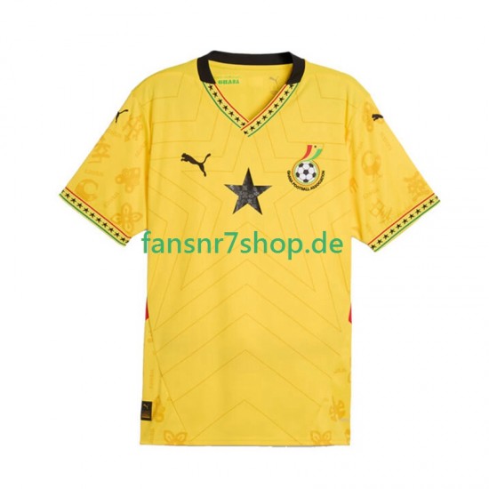 Ghana fußball trikot Herren Auswärts 2025 Kurzarm