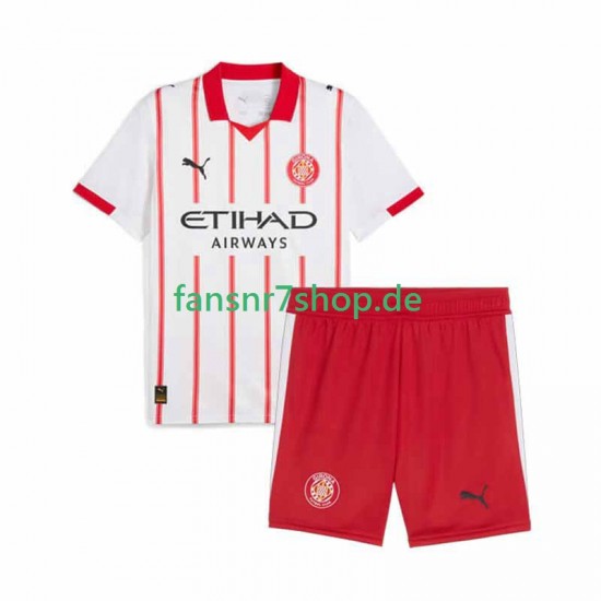 fußball trikot Girona Kinder Heim 2025-2026 Kurzarm