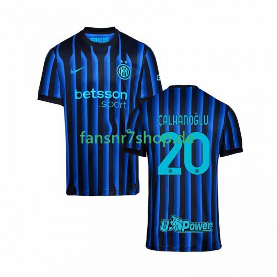 Inter Mailand fußball trikot Hakan Calhanoglu 20 Herren Heim 2025-2026 Kurzarm