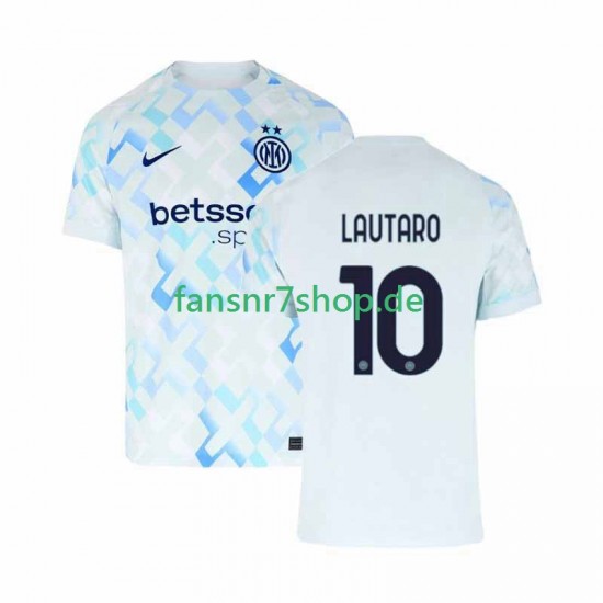 Inter Mailand fußball trikot Lautaro Martinez 10 Herren Auswärts 2025-2026 Kurzarm