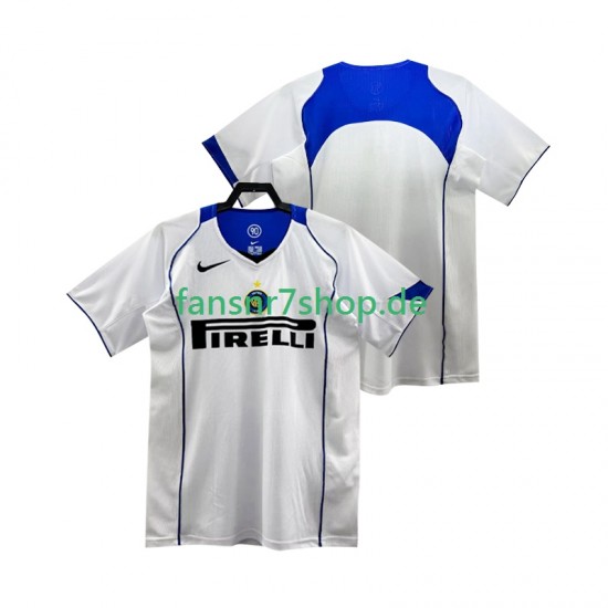 Inter Mailand fußball trikot 2005 Herren Auswärts Retro 2004 Kurzarm