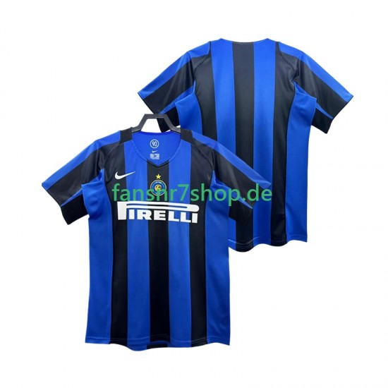 Inter Mailand fußball trikot 2005 Herren Heim Retro 2004 Kurzarm