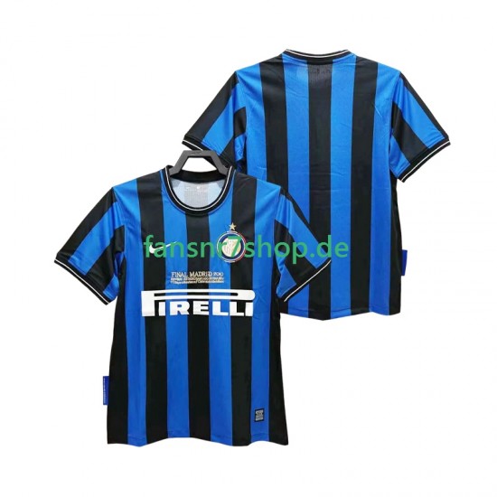 Inter Mailand fußball trikot 2009 Herren Heim Retro 2010 Kurzarm