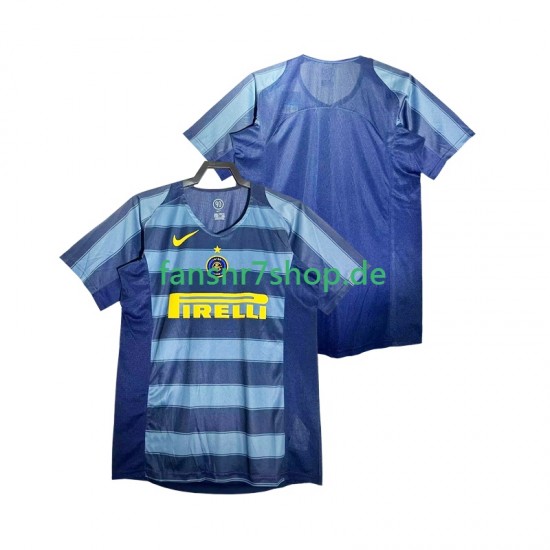 Inter Mailand fußball trikot 2005 Herren Ausweich Retro 2004 Kurzarm