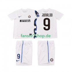 Inter Mailand fußball trikot Ronaldo 9 Kinder Auswärts Retro 2011 2010 Kurzarm