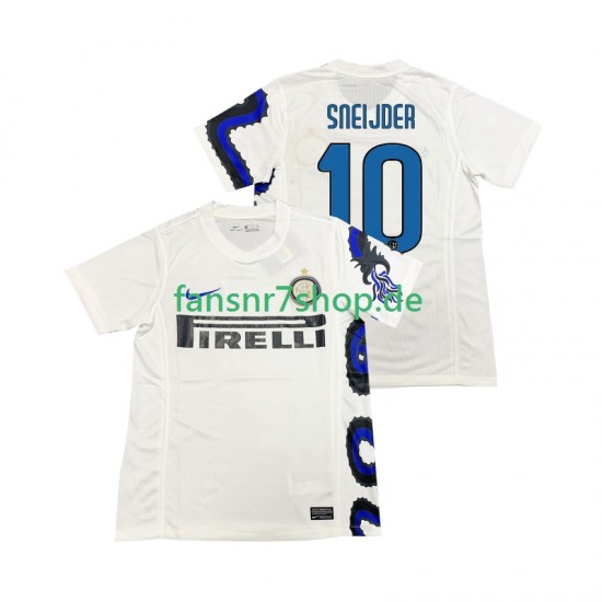 Inter Mailand fußball trikot SNEIJDER 10 Herren Auswärts Retro 2011 2010 Kurzarm