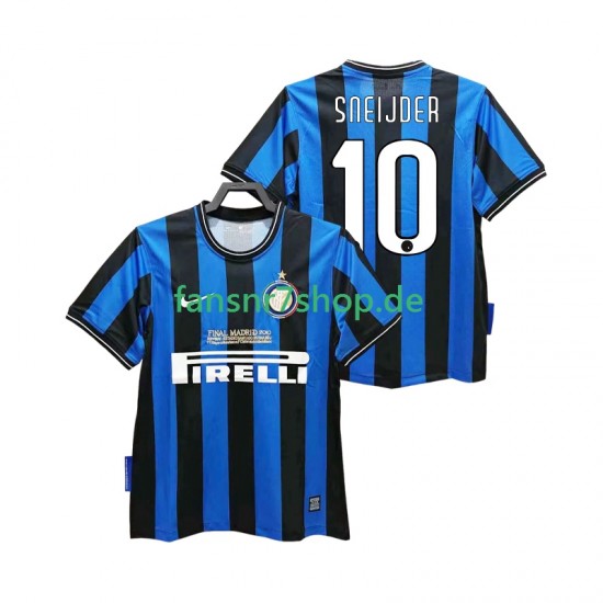 Inter Mailand fußball trikot SNEIJDER 10 2009 Herren Heim Retro 2010 Kurzarm