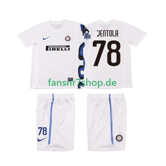 Inter Mailand fußball trikot VENTOLA 78 Kinder Auswärts Retro 2011 2010 Kurzarm