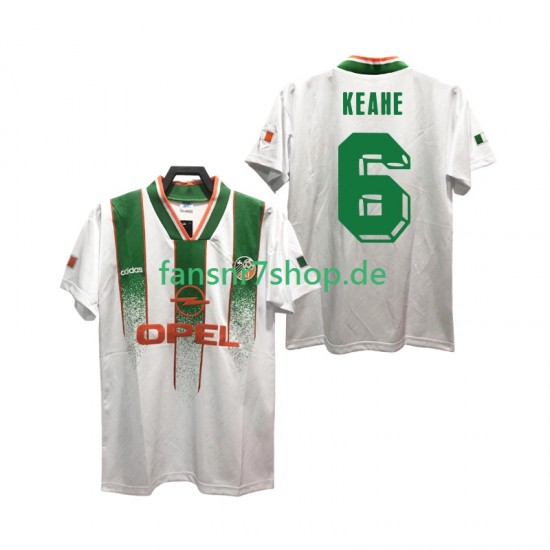 Irland fußball trikot KEAHE 6 Herren Auswärts Retro 1994 Kurzarm