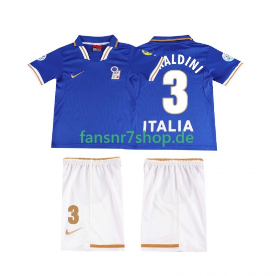 Italien fußball trikot MALDINI 3 1996 Kinder Heim Retro Kurzarm