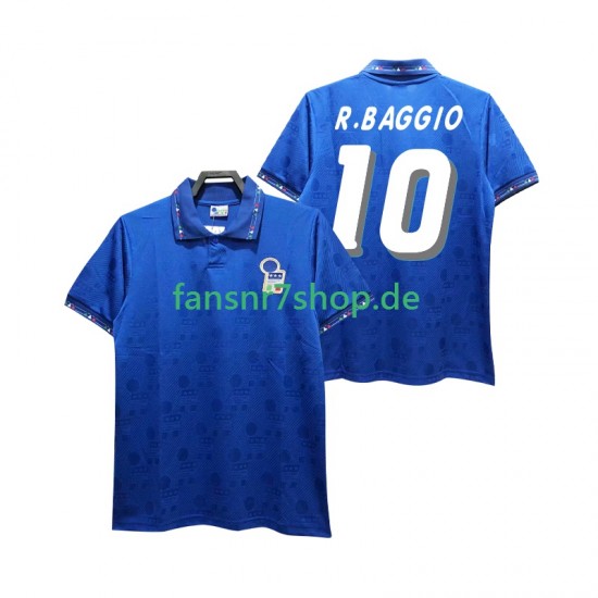 Italien fußball trikot Roberto Baggio 10 Herren Heim Retro 1994 Kurzarm