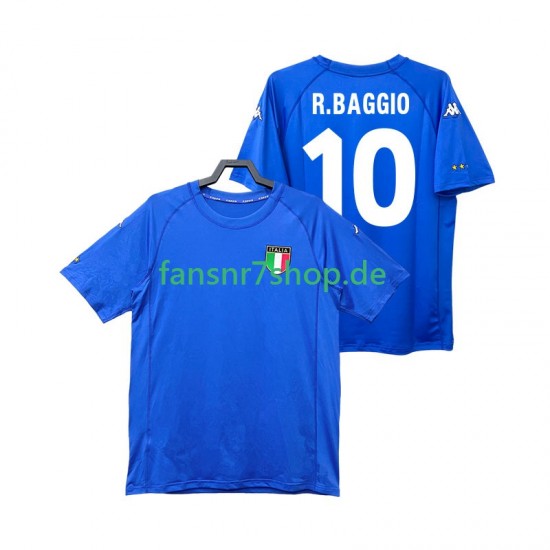 Italien fußball trikot Roberto Baggio 10 2000 Herren Heim Retro Kurzarm Italien fußball trikot Roberto Baggio 10 2000 Herren Heim Retro Kurzarm