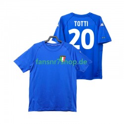 Italien fußball trikot Totti 20 2000 Herren Heim Retro Kurzarm