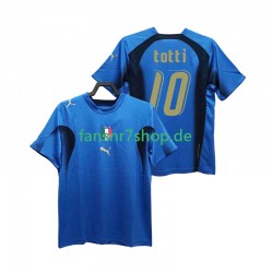 Italien fußball trikot Totti 20 Herren Heim Retro 2006 Kurzarm