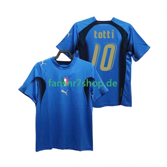 Italien fußball trikot Totti 20 Herren Heim Retro 2006 Kurzarm