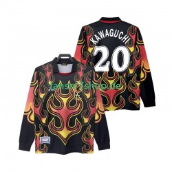 Japan fußball trikot KAWAGUGHI 20 1998 Torhüter Herren Heim Retro Langarm