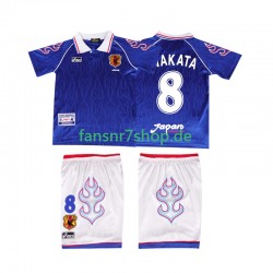 Japan fußball trikot NAKATA 8 1998 Kinder Heim Retro Kurzarm