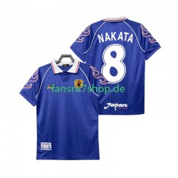 Japan fußball trikot NAKATA 8 1998 Herren Heim Retro Kurzarm