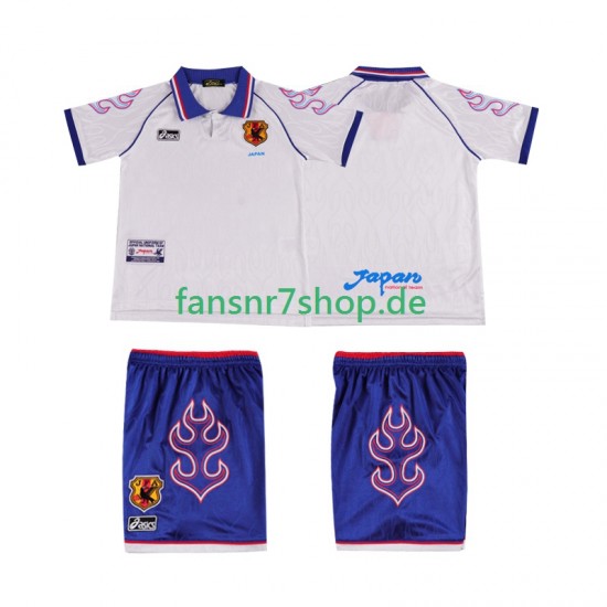 Japan fußball trikot 1998 Kinder Auswärts Retro Kurzarm