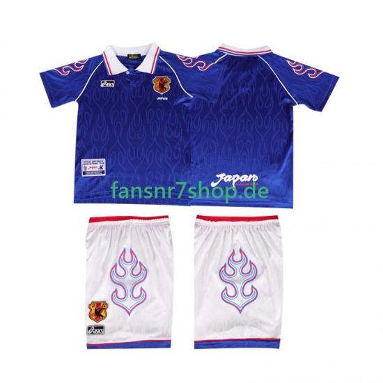 Japan fußball trikot 1998 Kinder Heim Retro Kurzarm