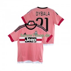 Juventus Turin fußball trikot DYBALA 21 2016 2017 Herren Auswärts Retro Kurzarm