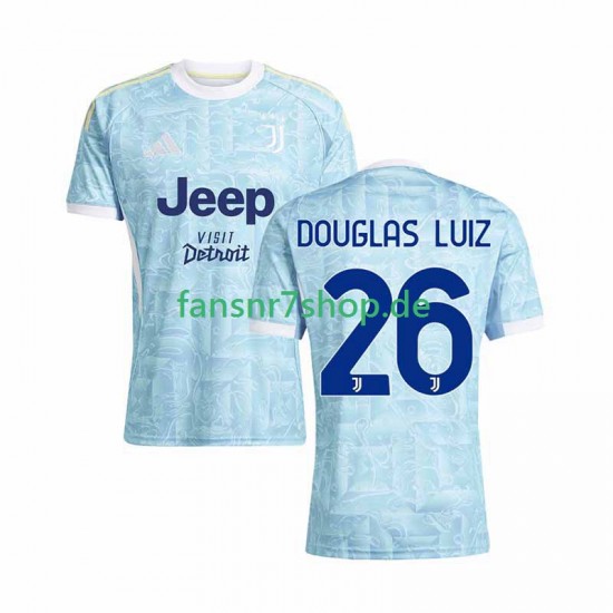 Juventus Turin fußball trikot Douglas Luiz 26 Herren Auswärts 2025-2026 Kurzarm